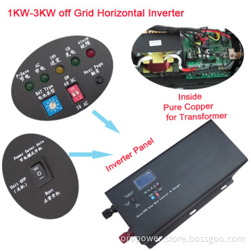 off Grid Energy System with Pure Sine Wave Inverter Power Supply